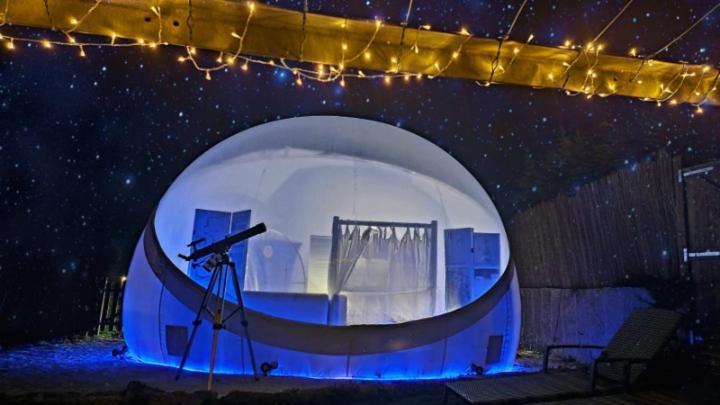 Burbujas Astronómicas Albarari Sanxenxo Exterior foto