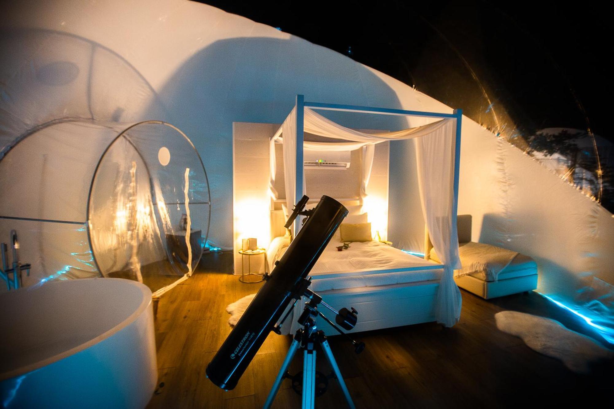 Burbujas Astronómicas Albarari Sanxenxo Exterior foto